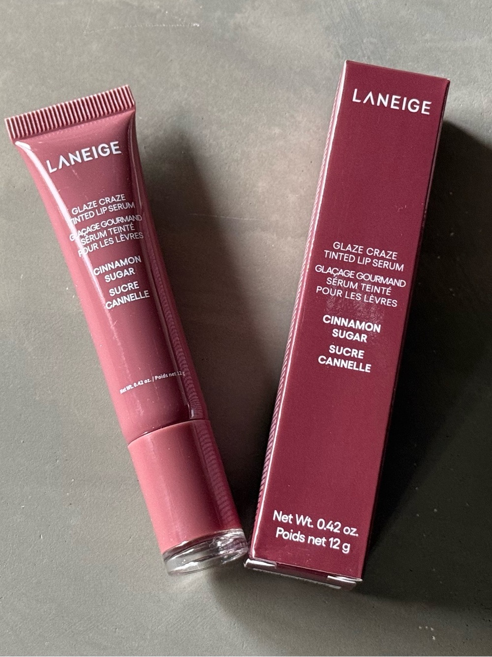 LANEIGE Glaze Craze Tinted Lip Serum — Cinnamon Sugar